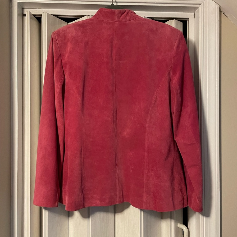 Ruby Ch Raspberry Suede Jacket - image 2
